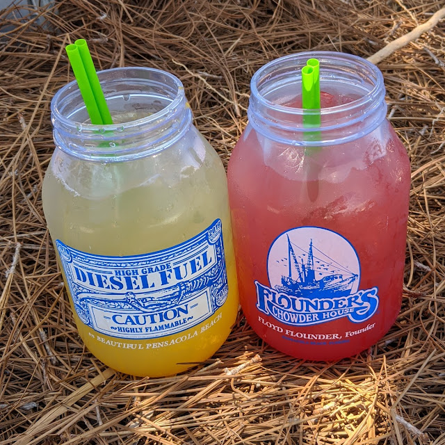 Green Is Melon and the Other Is Tropical