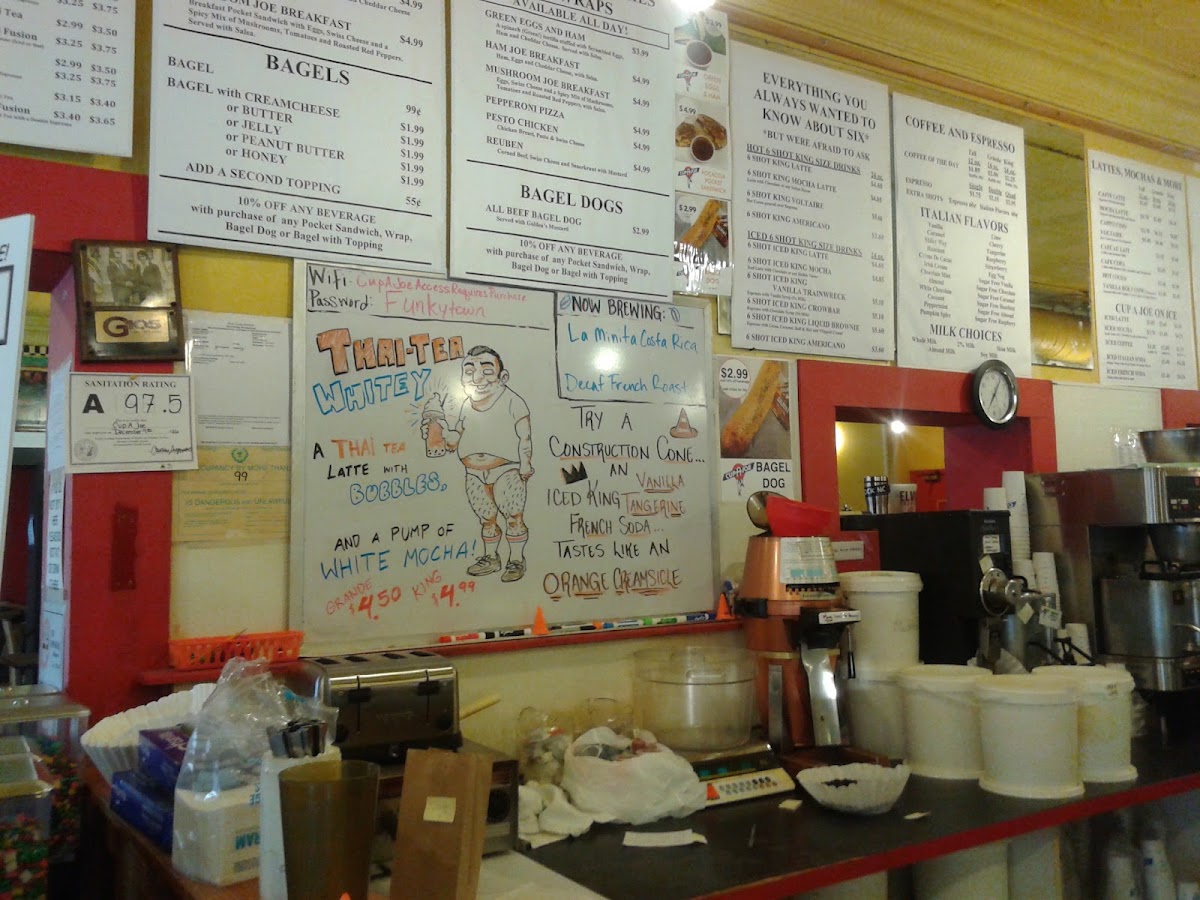Cup A Joe Photo Menu 1