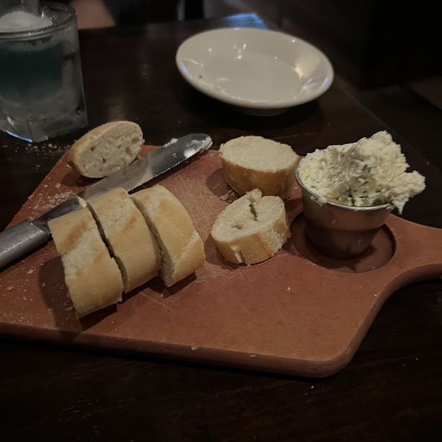 Baked Bread with Garlic Butter