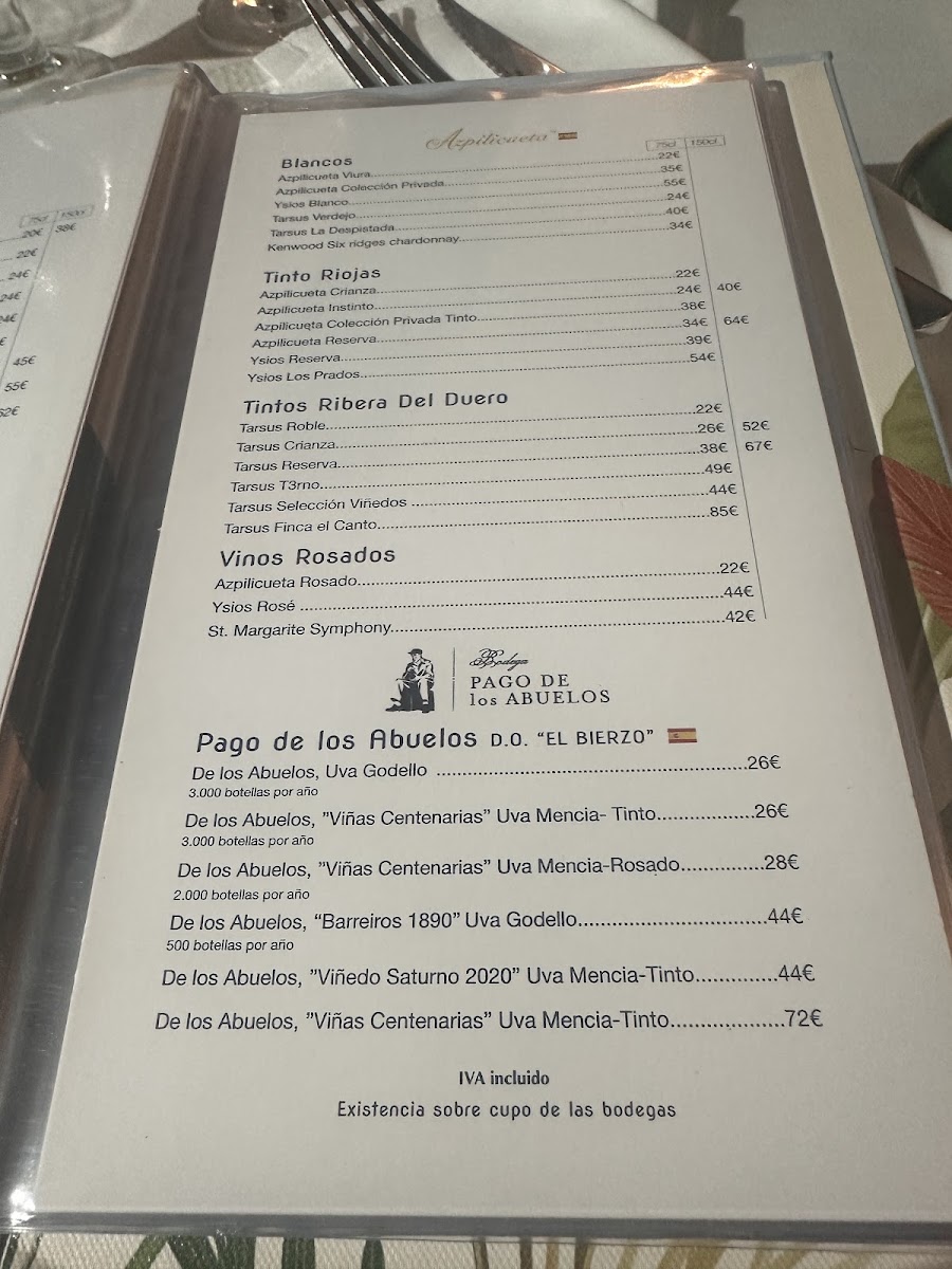 Restaurante ALMA de Miguel Photo Menu 5