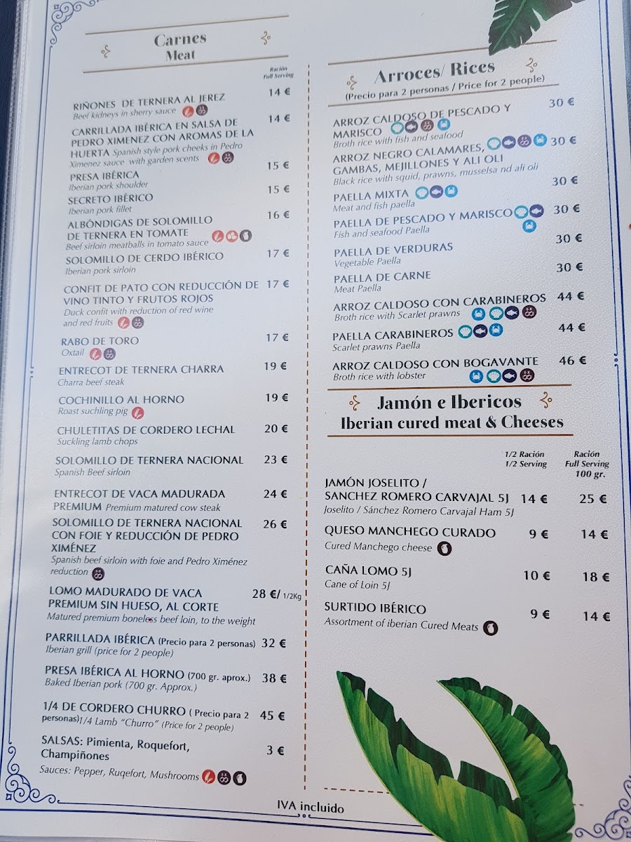 Restaurante ALMA de Miguel Photo Menu 7