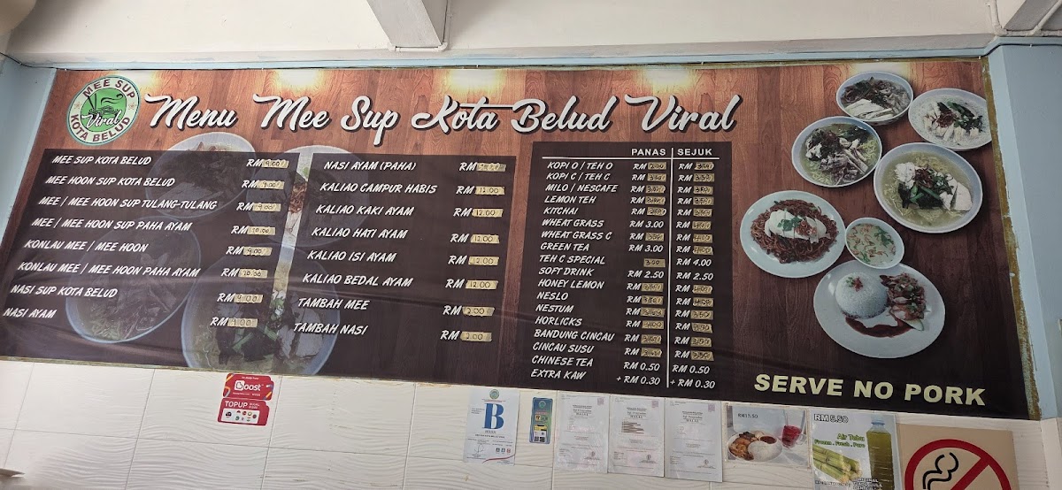 Mee Sup Kota Belud Viral Photo Menu 2