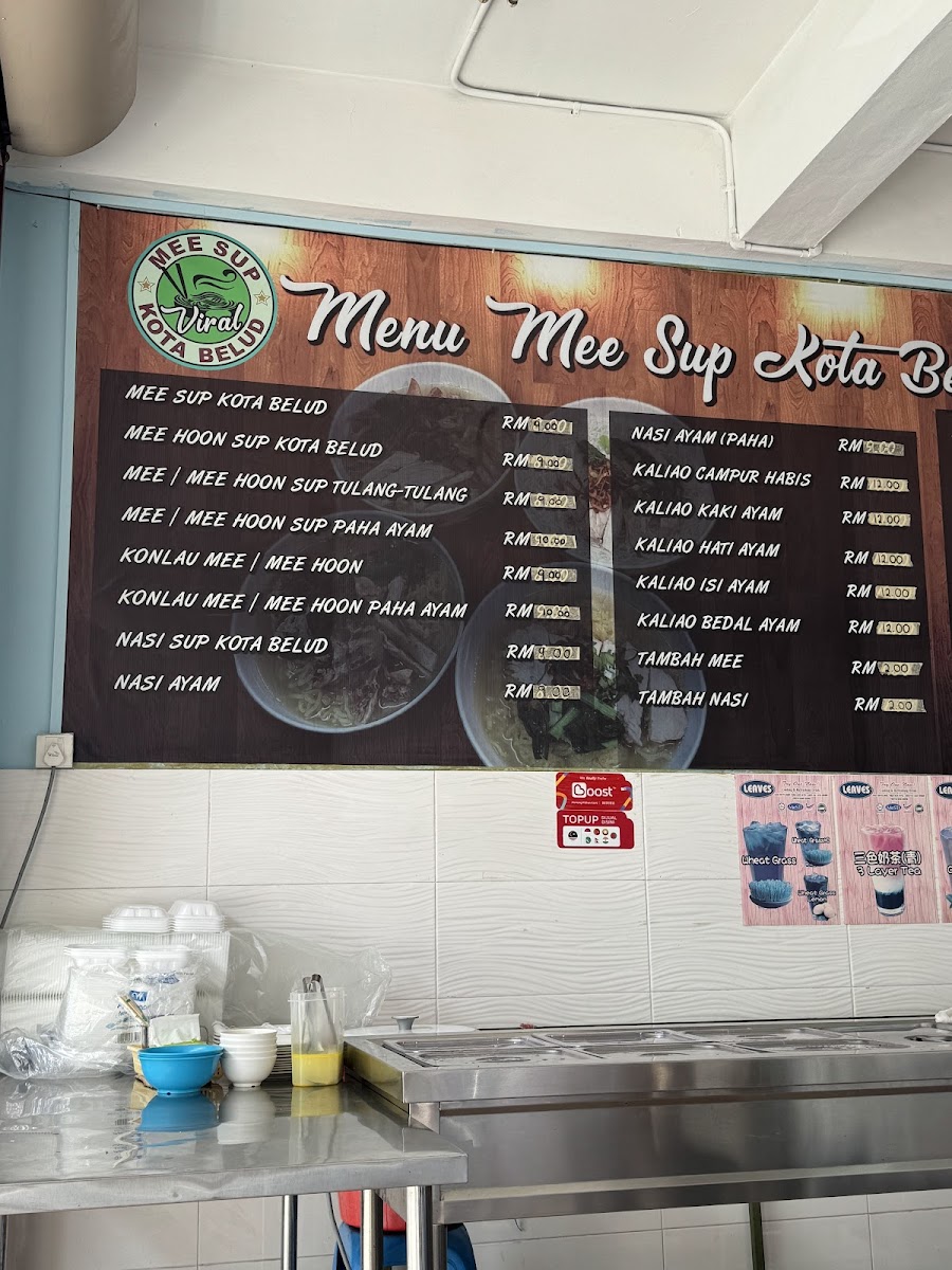 Mee Sup Kota Belud Viral Photo Menu 3