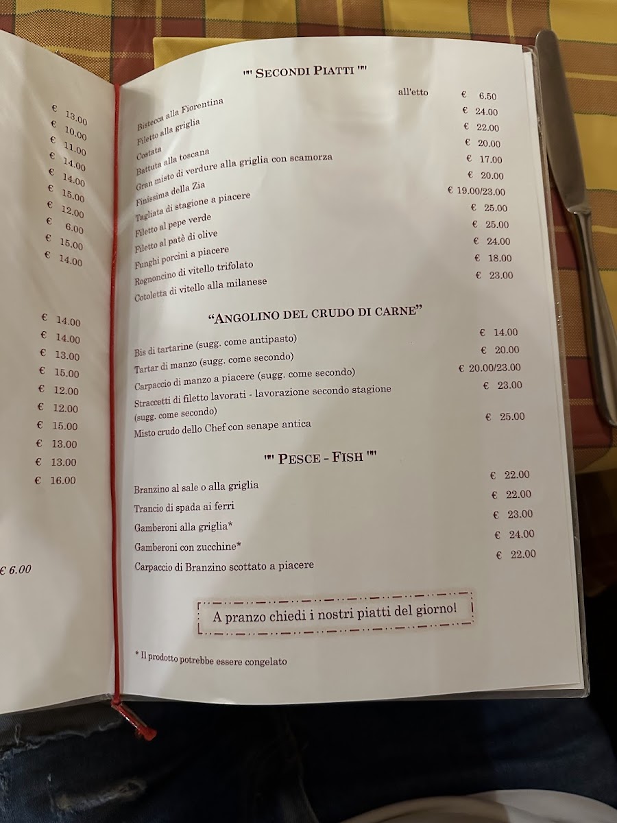 Dalla Zia Photo Menu 10