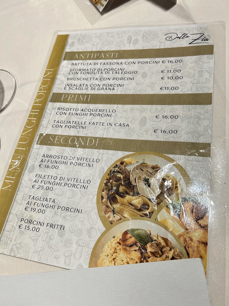 Dalla Zia Photo Menu 3