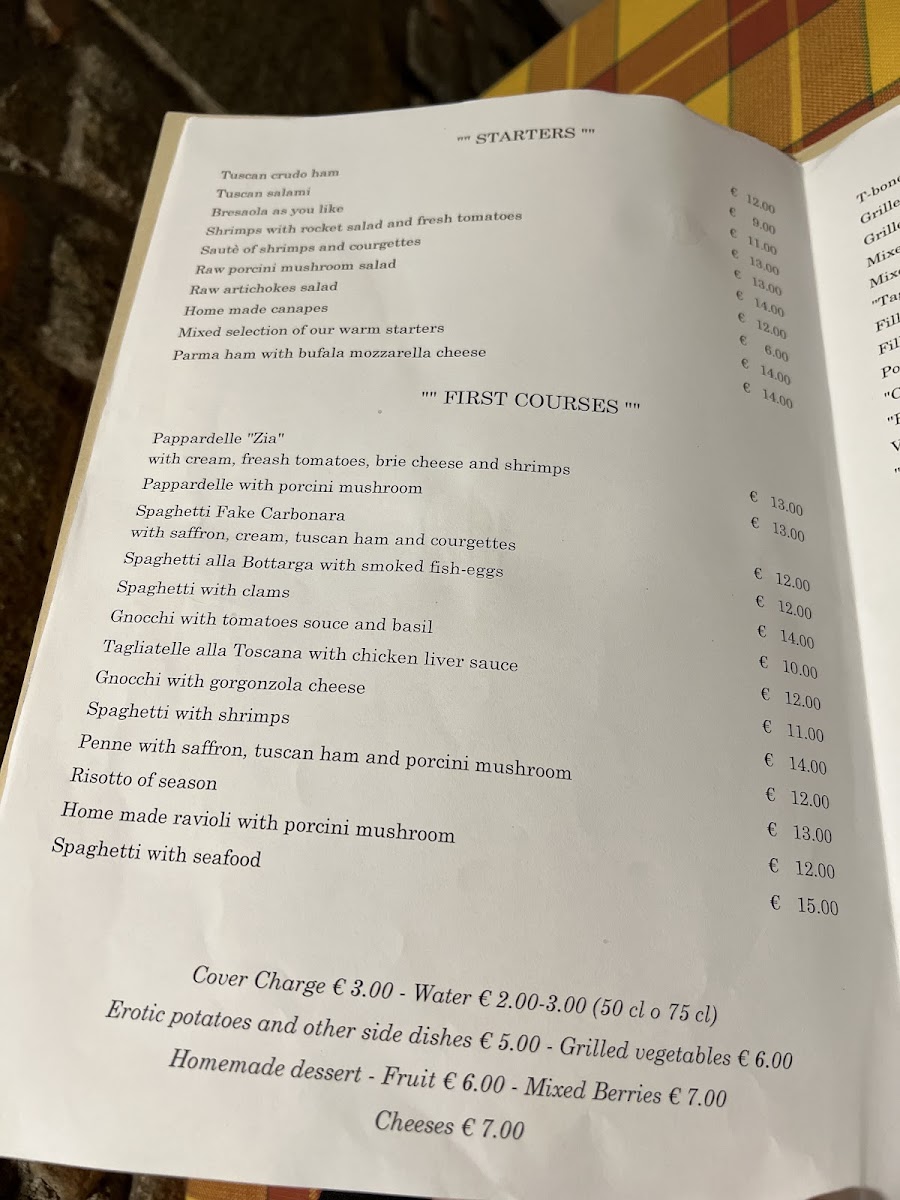 Dalla Zia Photo Menu 8