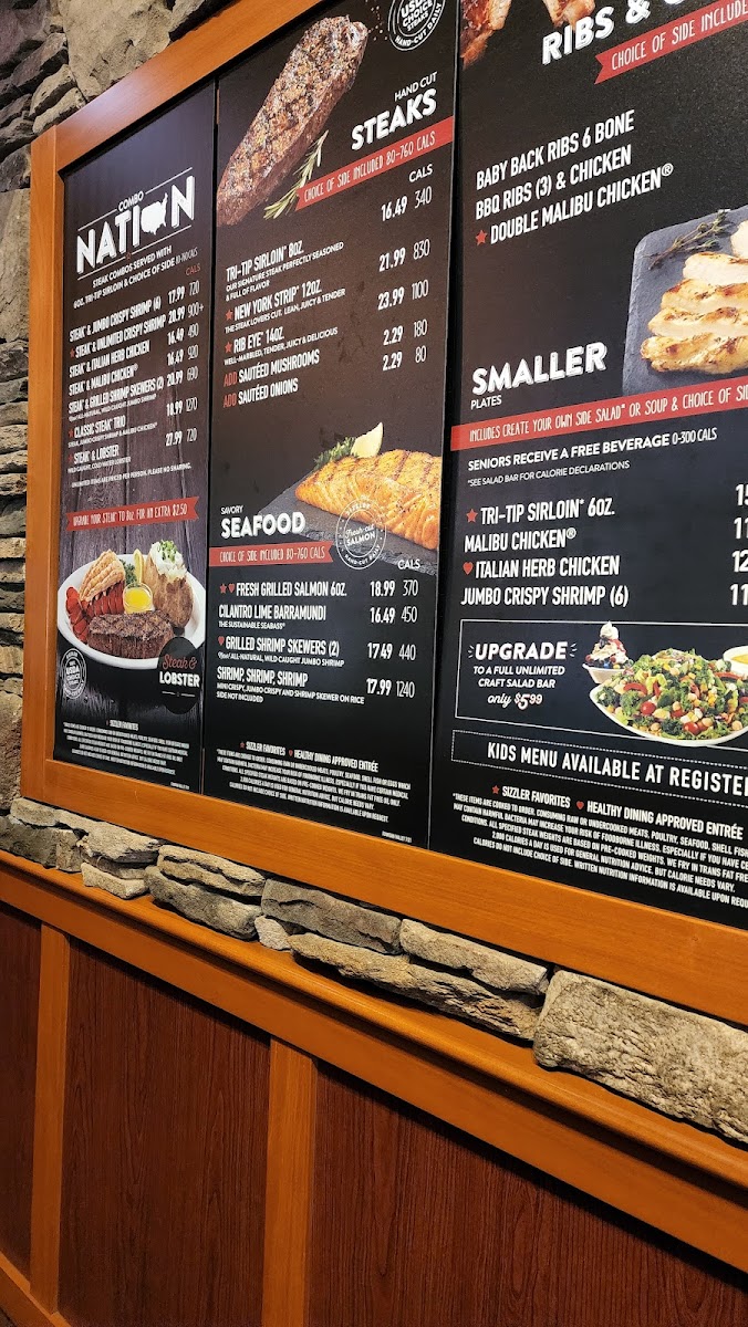 Sizzler Photo Menu 10
