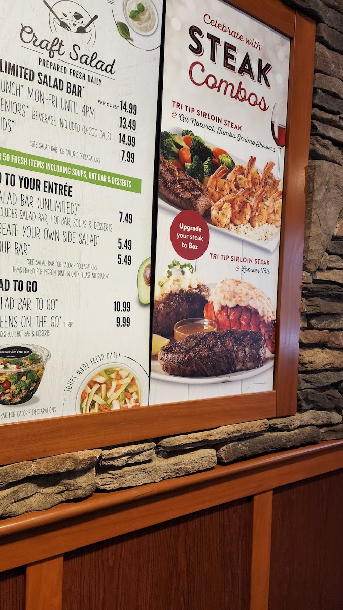 Sizzler Photo Menu 9