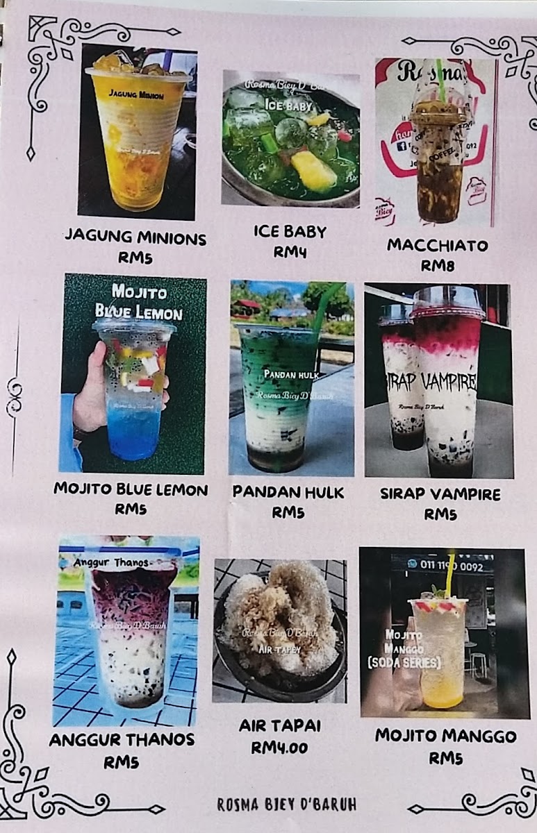 Cafe Rosmabiey D'Baruh Photo Menu 4