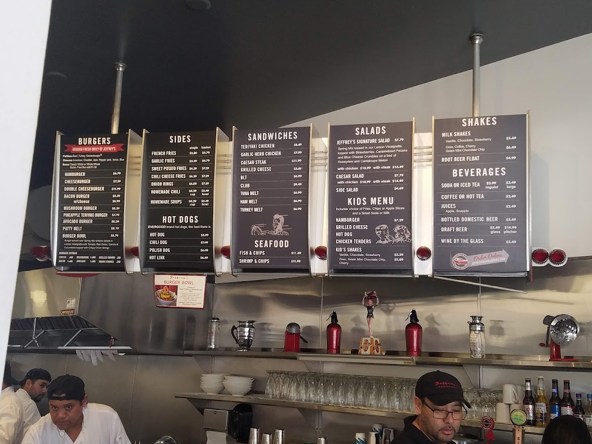 Jeffrey's Hamburgers Photo Menu 8
