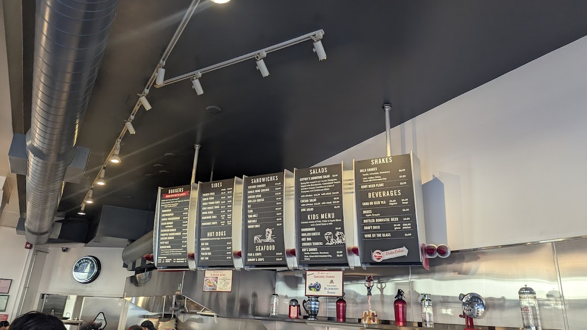 Jeffrey's Hamburgers Photo Menu 9