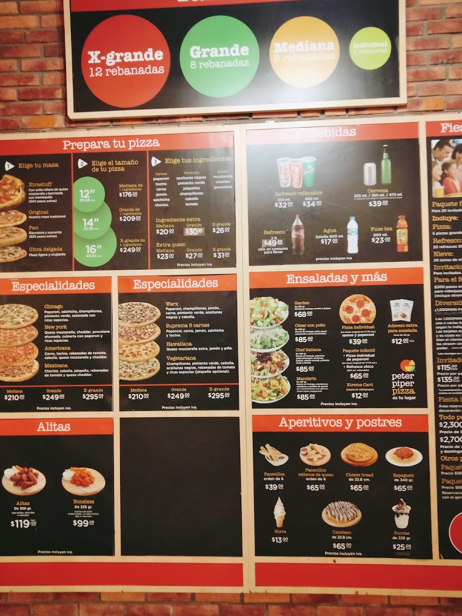 Peter Piper Pizza Photo Menu 4