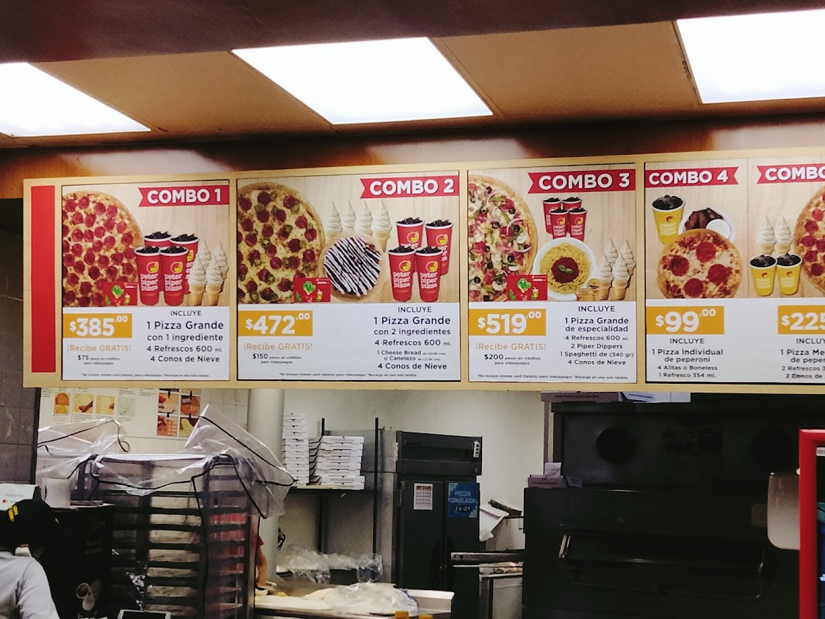 Peter Piper Pizza Photo Menu 9