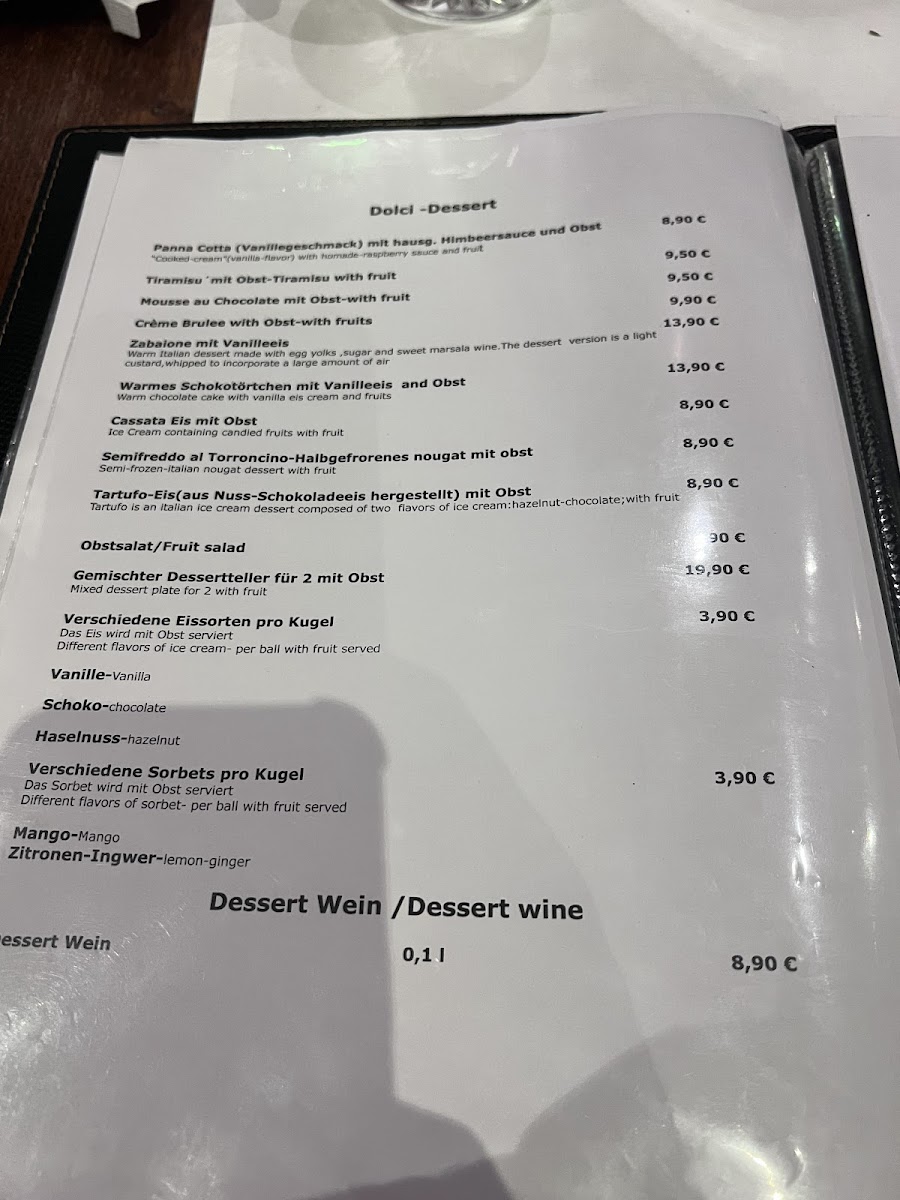 La Luce Due Photo Menu 8