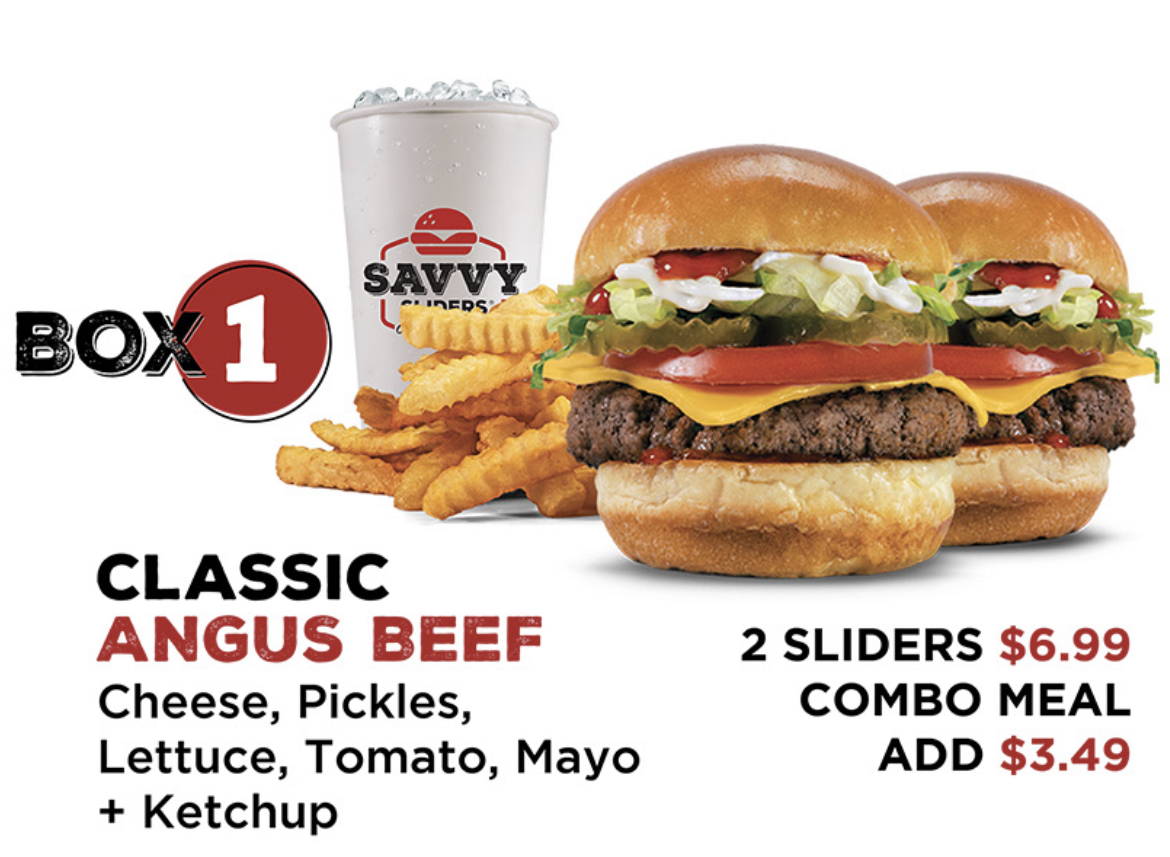 Savvy Sliders Photo Menu 4