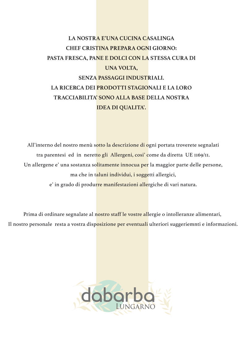dabarba lungarno Photo Menu 4