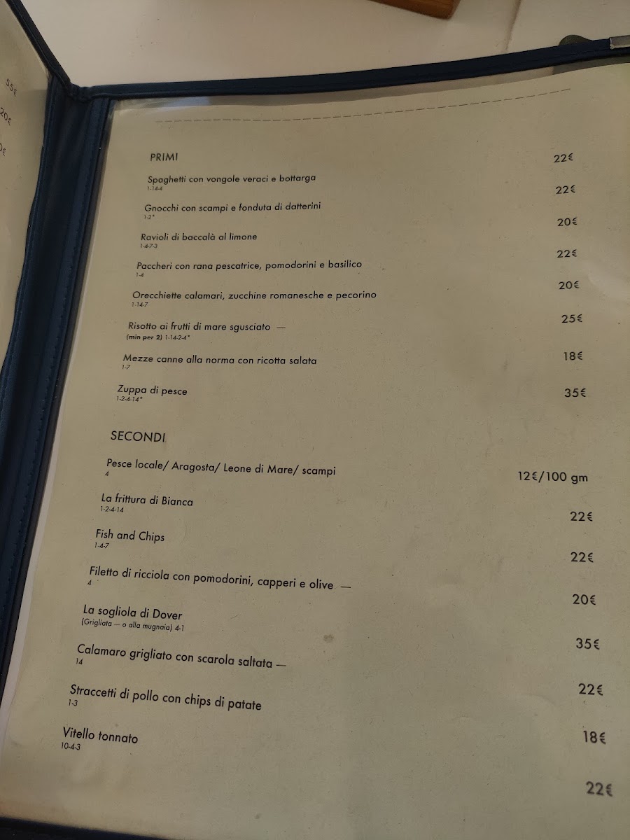 Bianca Ristorante Photo Menu 2