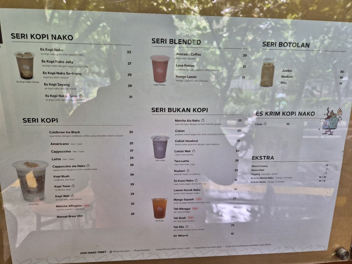 Kopi Nako Tebet Photo Menu 2
