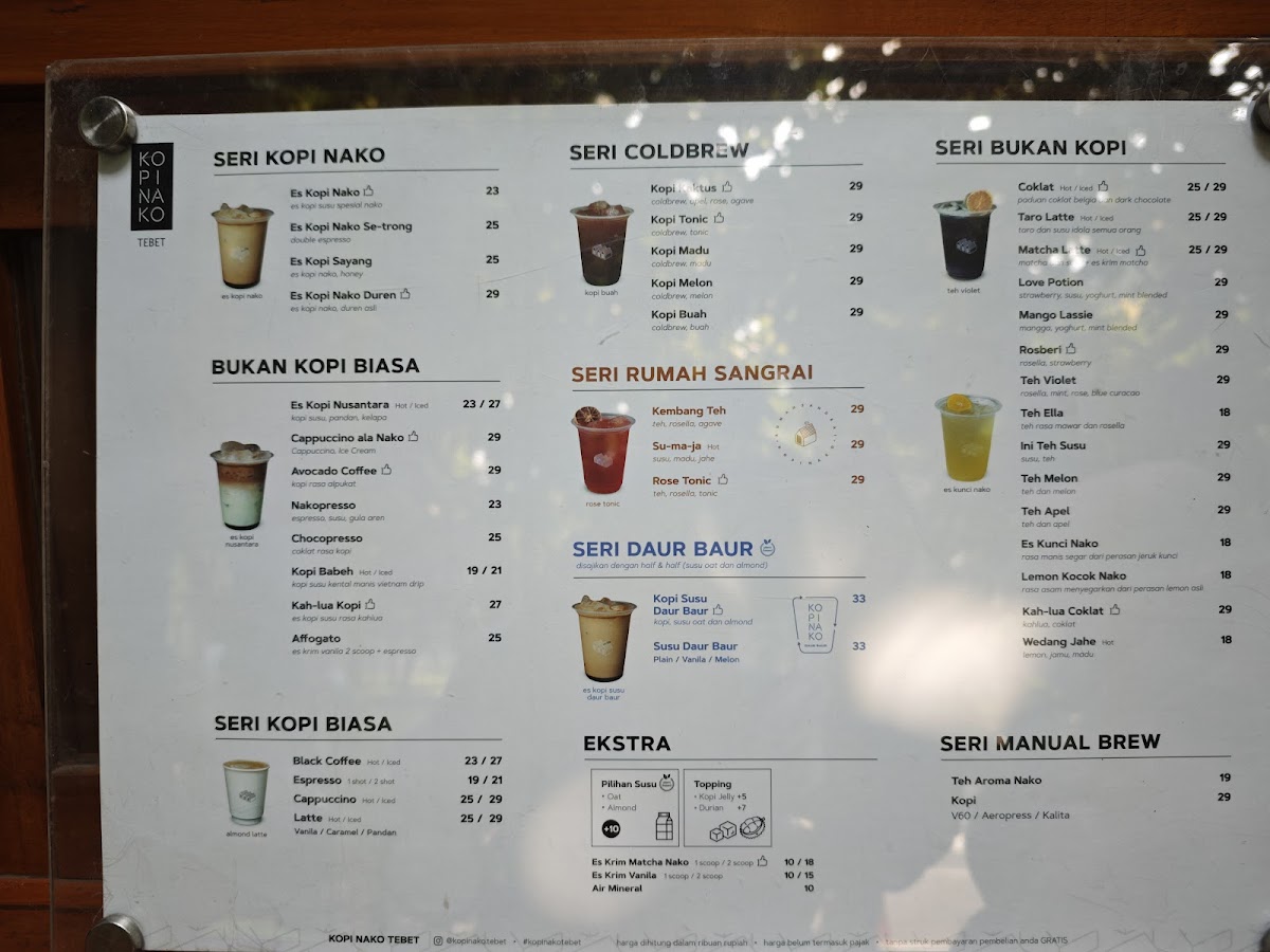 Kopi Nako Tebet Photo Menu 4