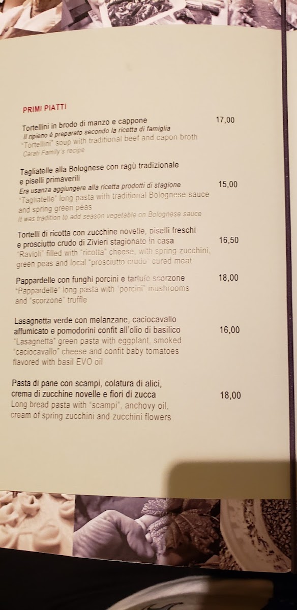 Caminetto d'Oro Photo Menu 5