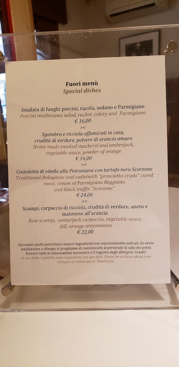 Caminetto d'Oro Photo Menu 8