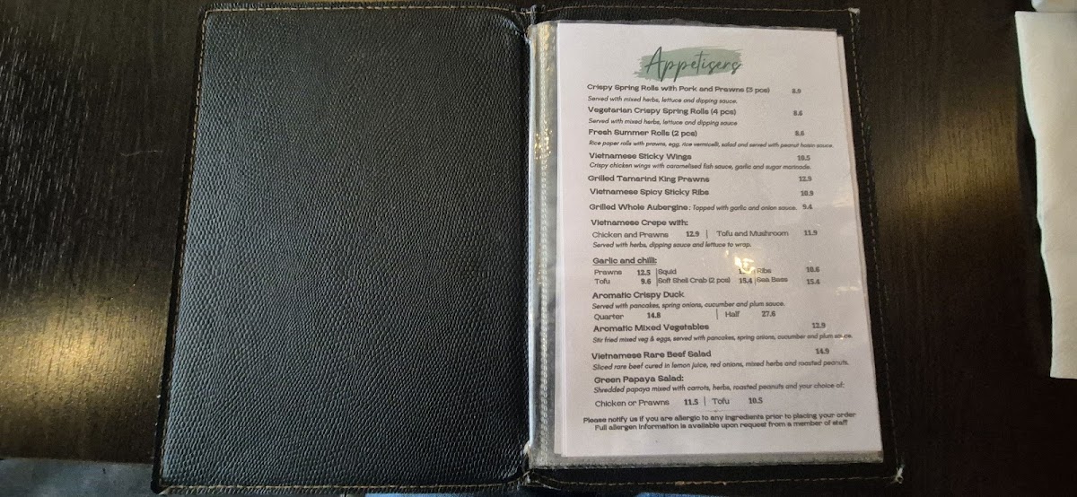 Ninh's Vietnamese Restaurant Photo Menu 5