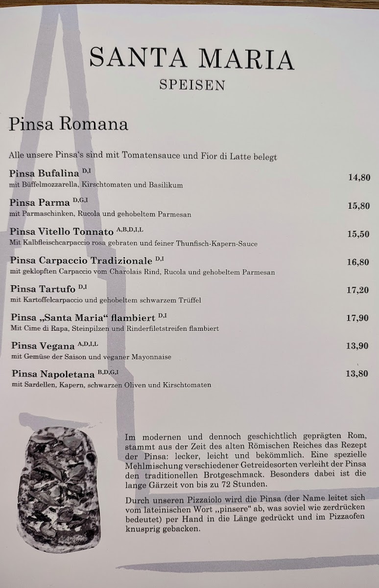 TRATTORIA SANTA MARIA Photo Menu 6