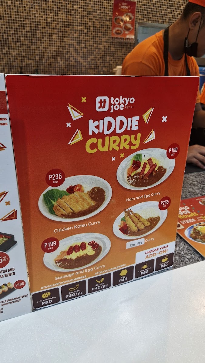 Tokyo Joe Photo Menu 1