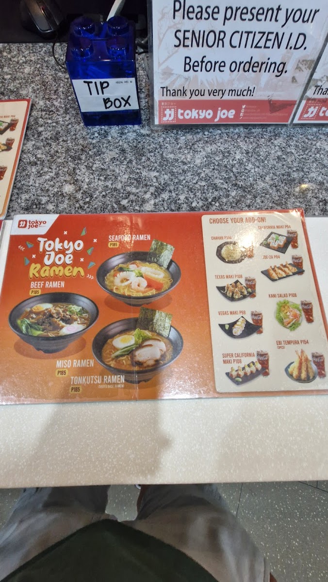 Tokyo Joe Photo Menu 4