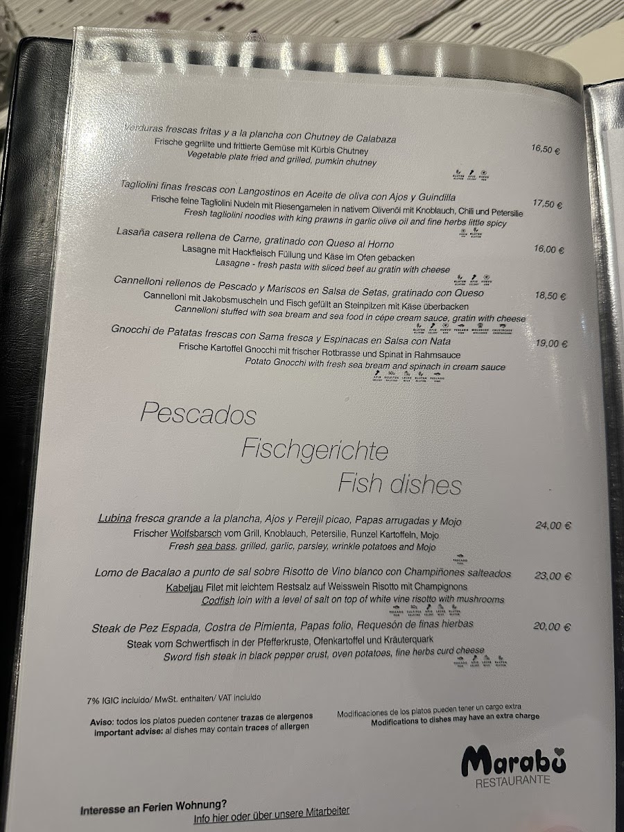 Restaurante Marabú Photo Menu 3