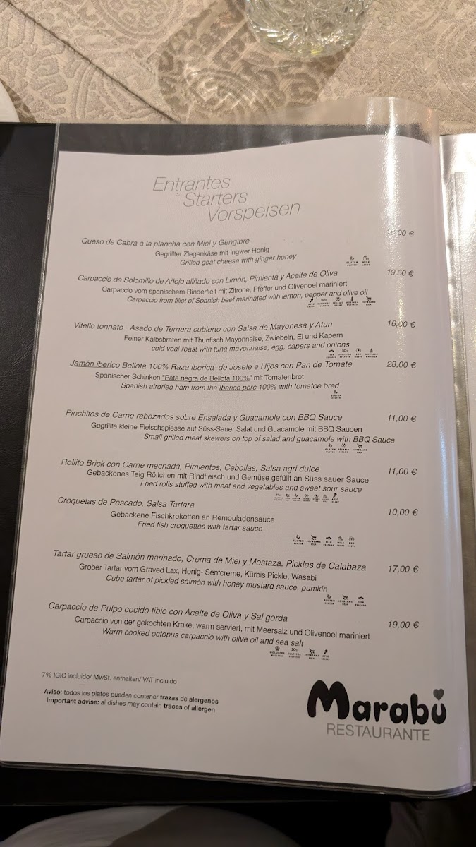 Restaurante Marabú Photo Menu 9