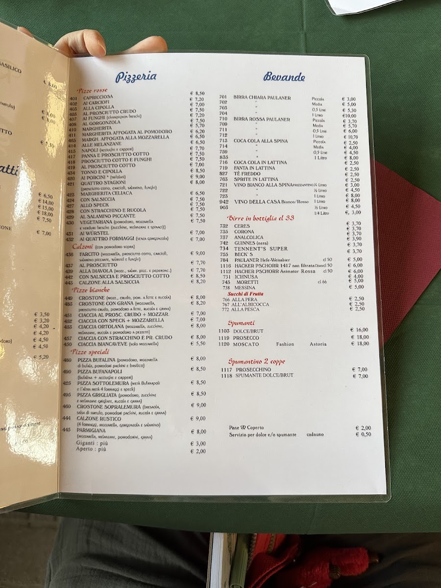 Pizzeria Sottolemura Ristorante Photo Menu 1