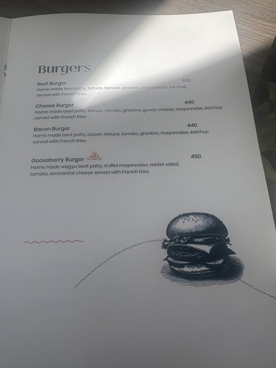 Gooseberry Baan & Bistro Photo Menu 9