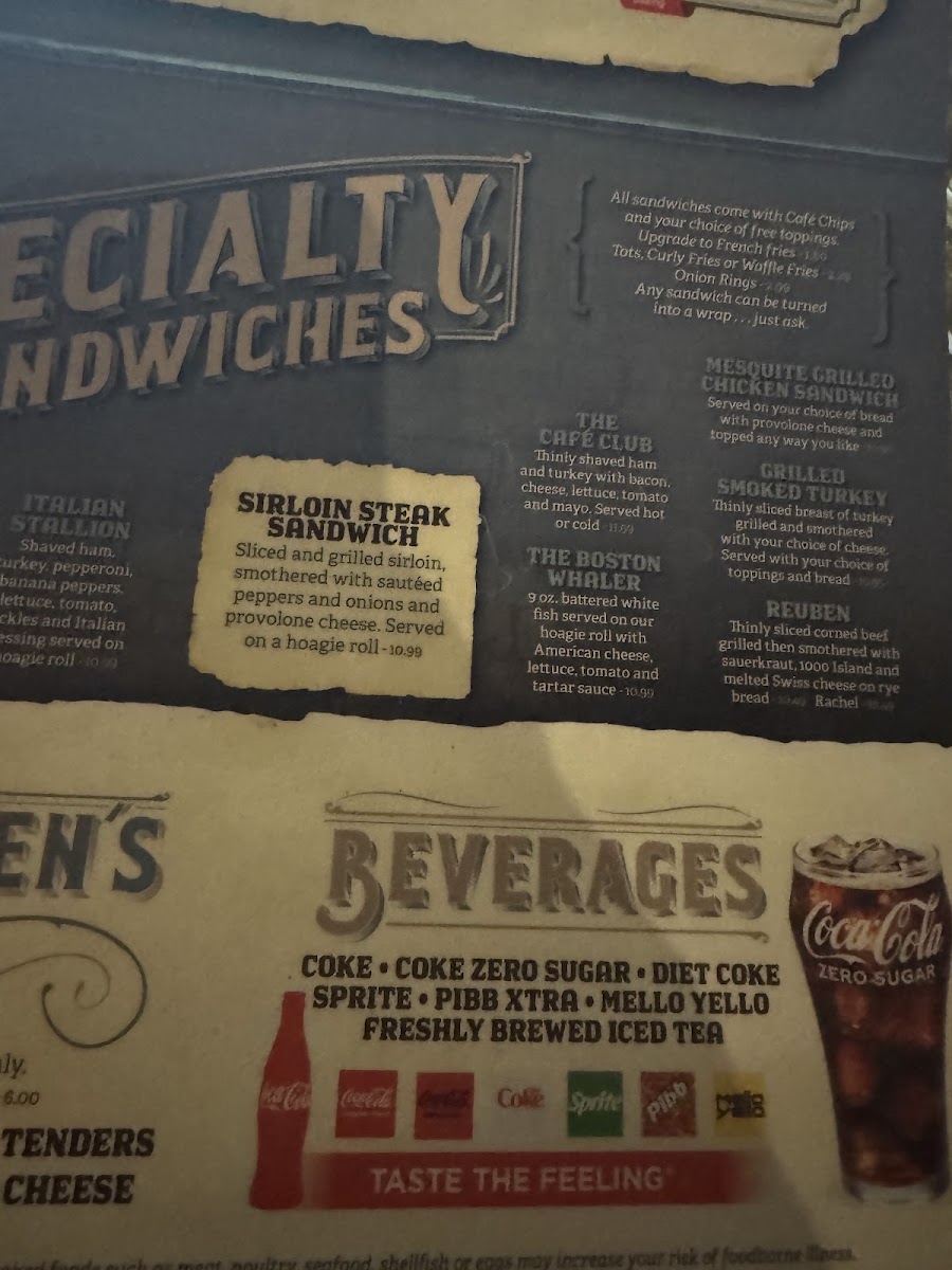 Old Main Cafe Photo Menu 6
