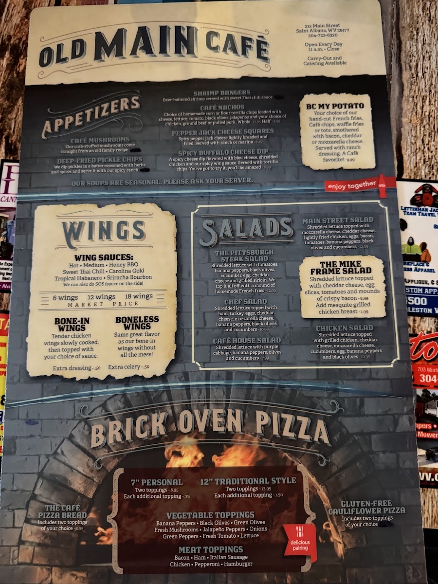 Old Main Cafe Photo Menu 7