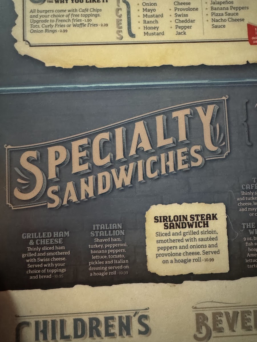Old Main Cafe Photo Menu 8