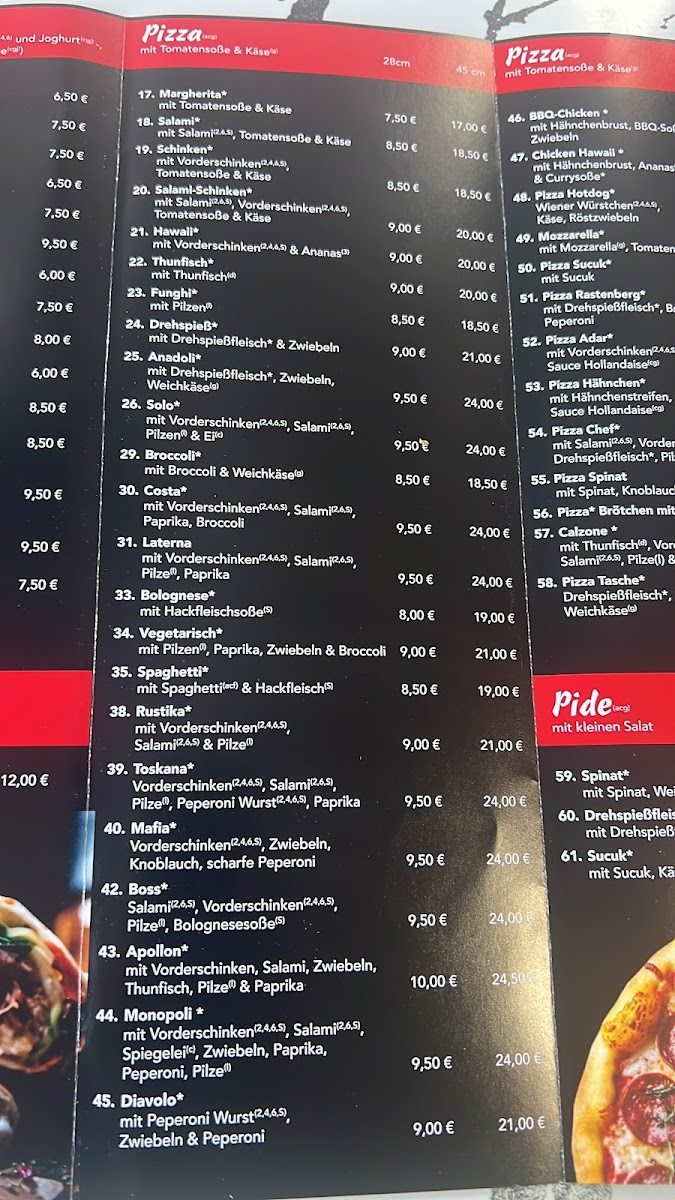Adar Pizzeria & Grillhaus Photo Menu 7