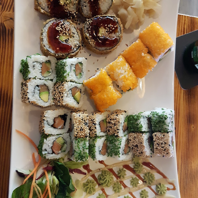 Sushi Selber Zusammen Gestellt