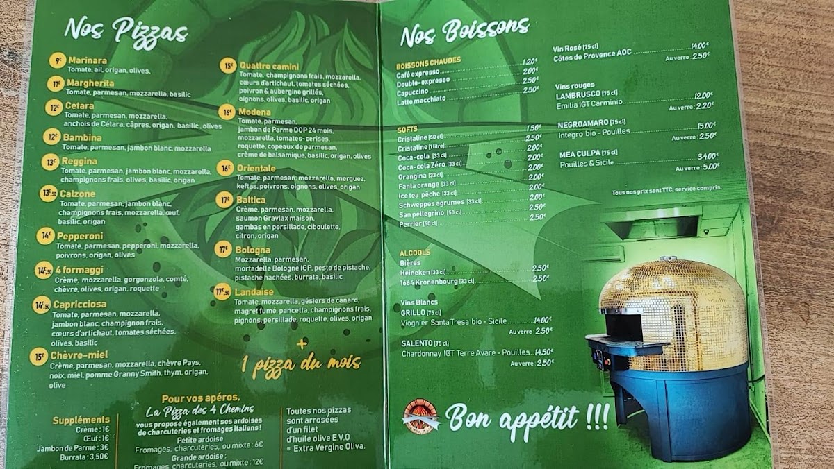 La Pizza des 4 Chemins Photo Menu 3