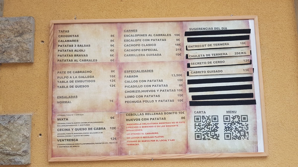 Restaurante Picu L'Salgar Photo Menu 2