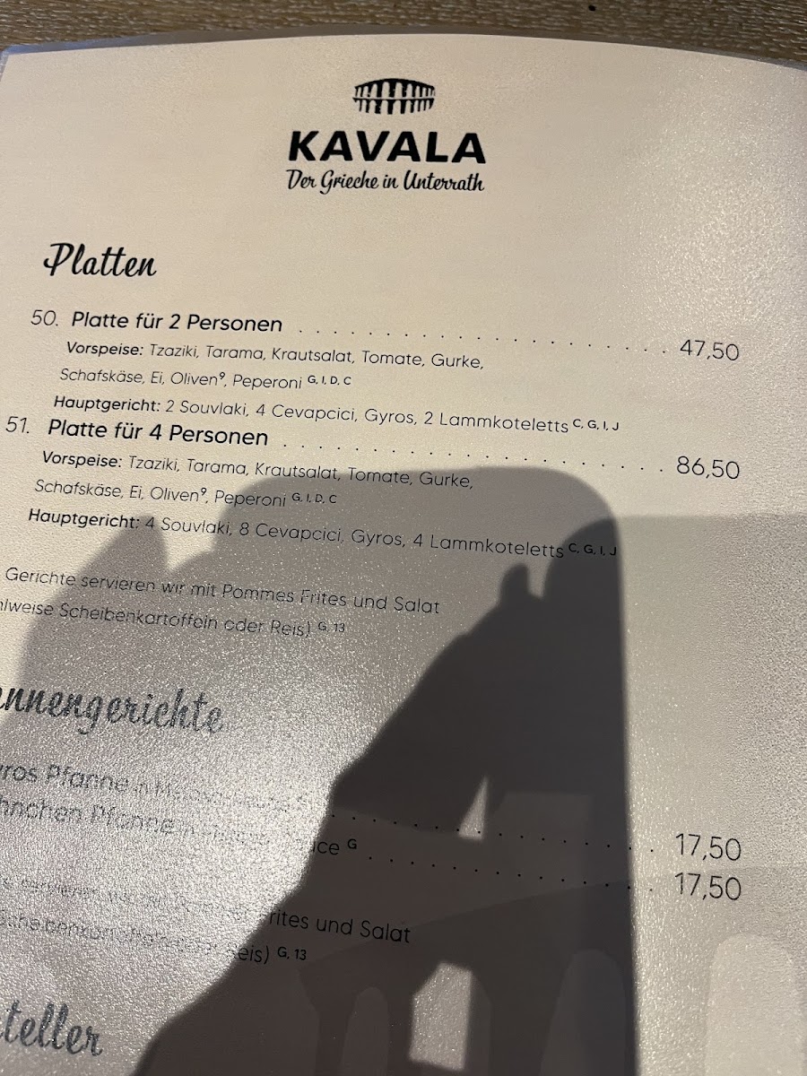 Kavala Der Grieche in Unterrath Photo Menu 4