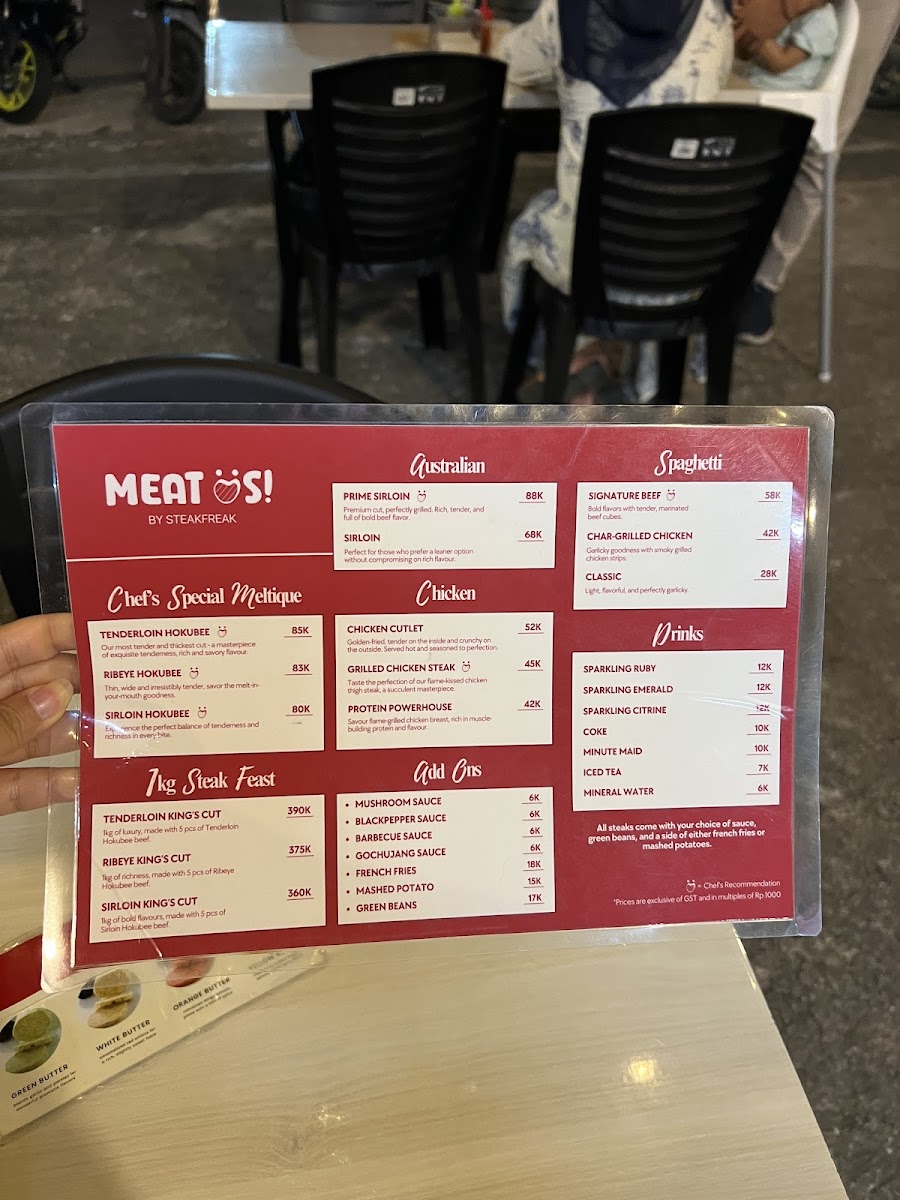 Meat Us! - Greenland Photo Menu 2
