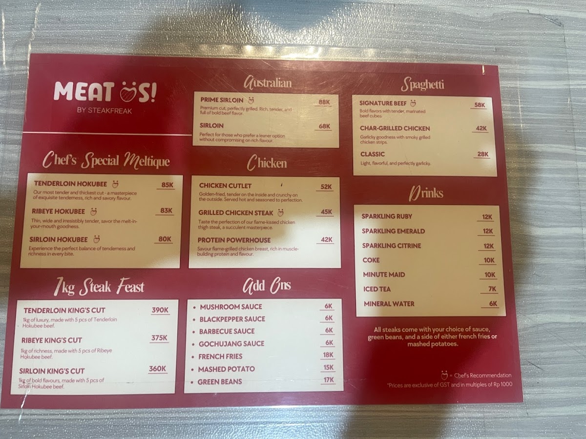 Meat Us! - Greenland Photo Menu 3
