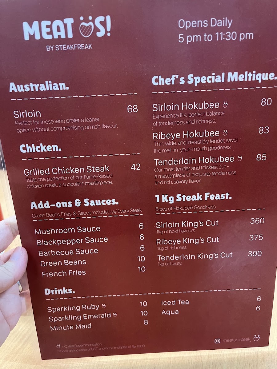 Meat Us! - Greenland Photo Menu 4