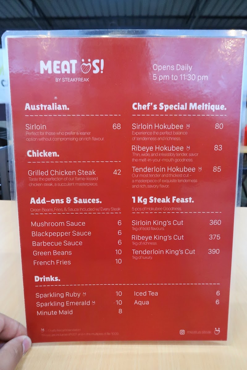 Meat Us! - Greenland Photo Menu 7