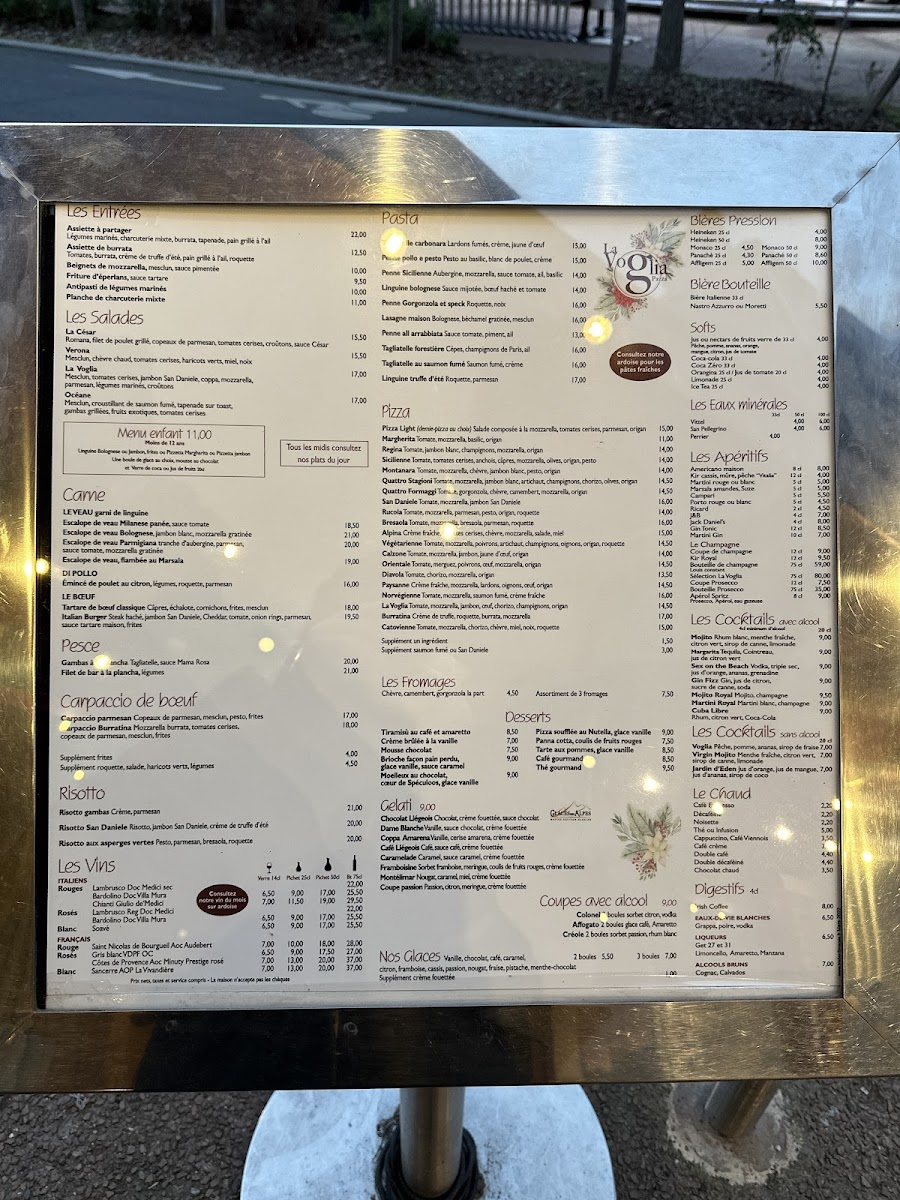 La Voglia Photo Menu 3