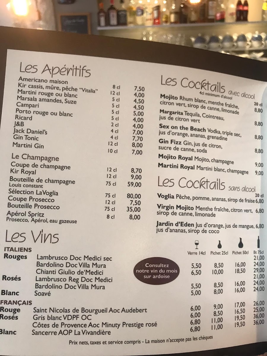 La Voglia Photo Menu 5