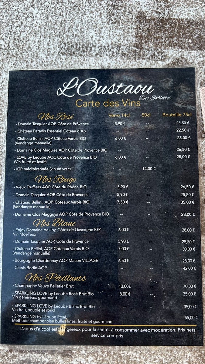 L'Oustaou Photo Menu 3