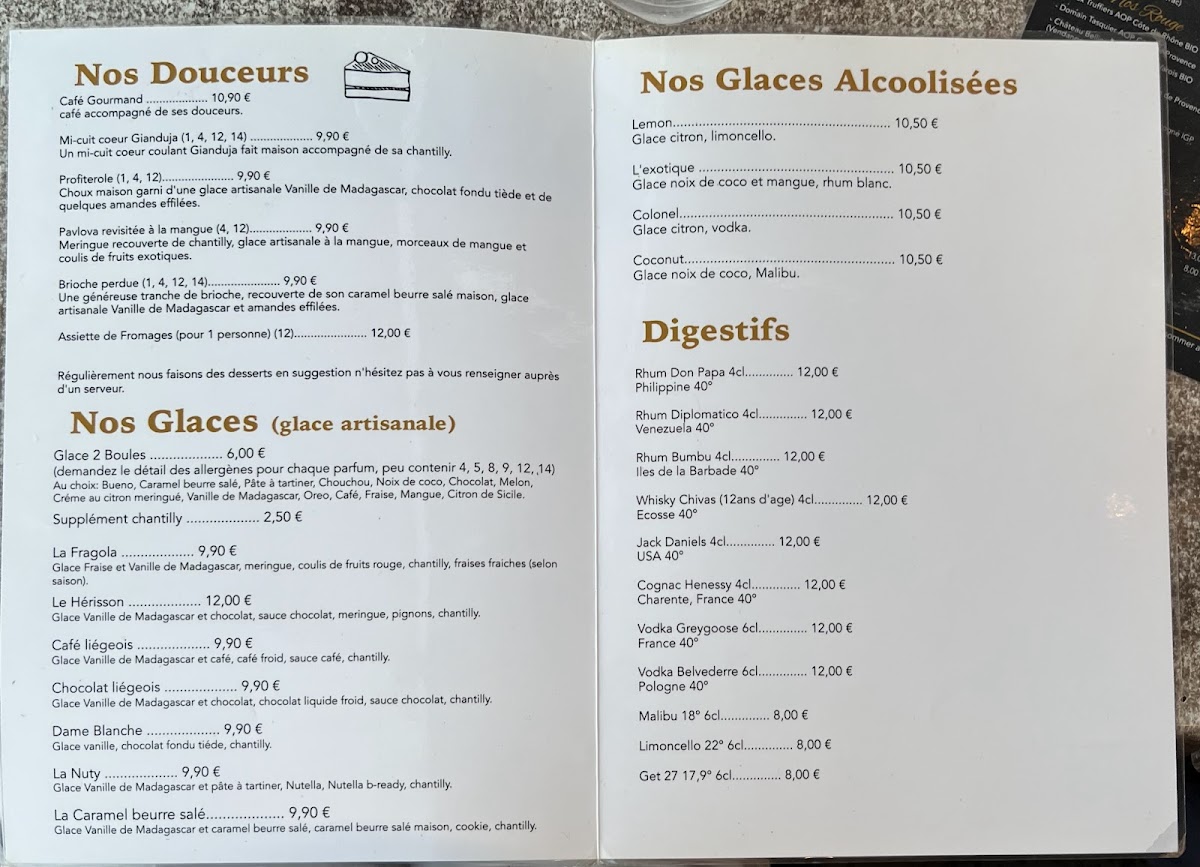L'Oustaou Photo Menu 9