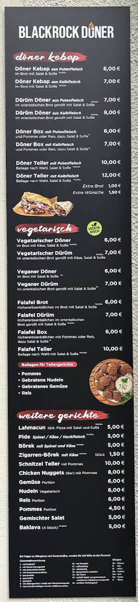 BLACKROCK Döner ???????????? Photo Menu 1